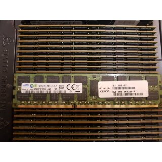 16GB 2Rx4 PC3L-12800R CISCO UCS-R-1X162RY-A 15-13615-02 1600MHz DDR3 ECC REG RAM