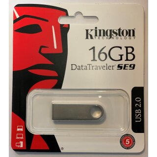 Kingston USB-Stick DataTraveler SE9 USB2.0 16 GB