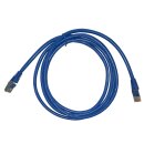 Netzwerkkabel (S/FTP, Kat. 5, 2m) Blau